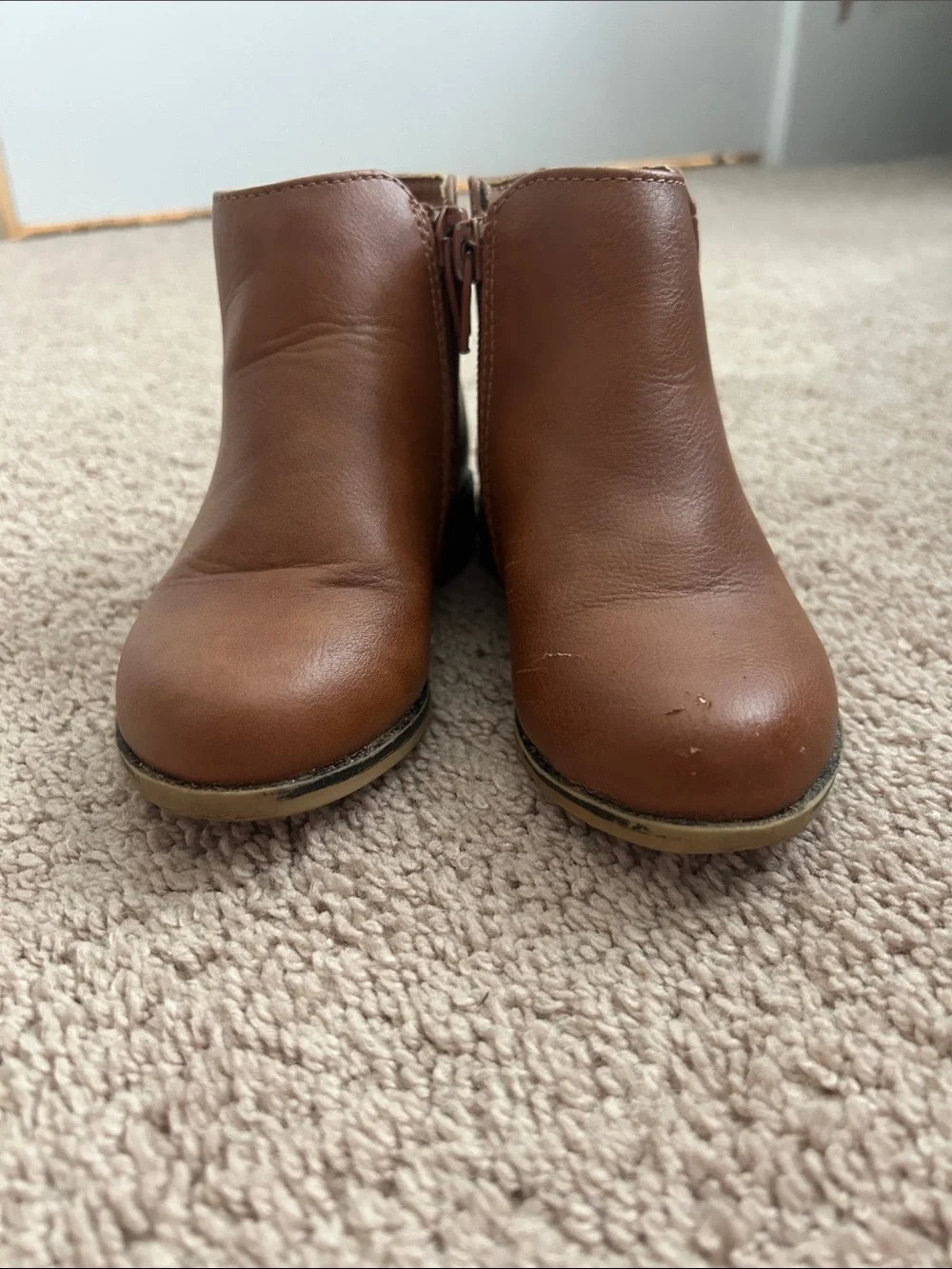 Toddler size 7 Brown Ankle Booties